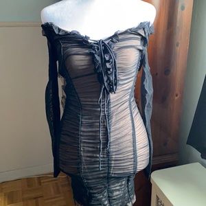 Women’s Bodycon black dress- size medium